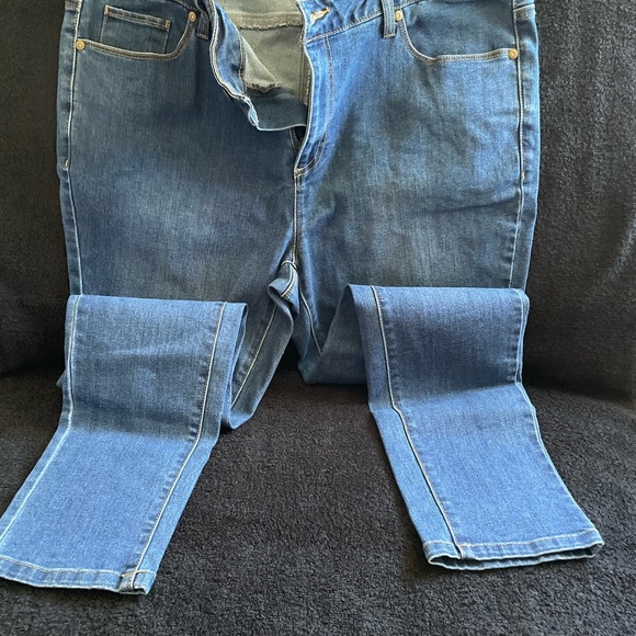 Women Within Women’s Blue Denim Jeans - Picture 7 of 8